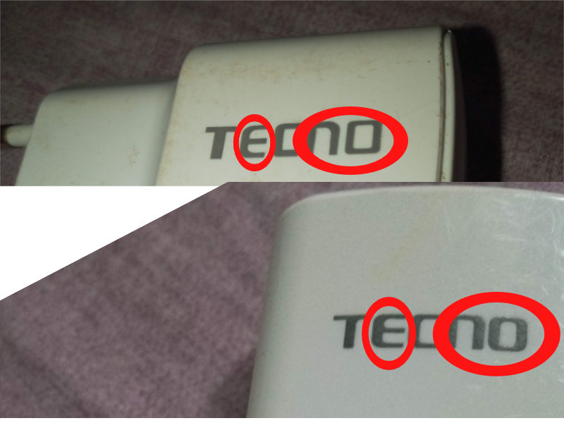 Quelques indices pour reconnaître une copie de chargeur Tecno, A Unix Mind In A Windows World